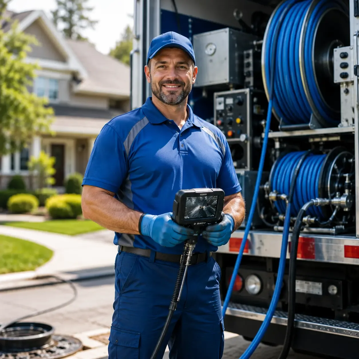 Local outdoor drain cleaning specialists in Brownsboro, TX